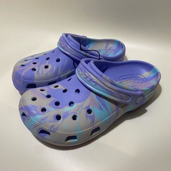 CROCS Other - CROCS Purple and Blue Brand New Junior Size 6
